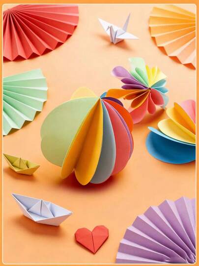 100pcs/500pcs High Quality Circular Colored Paper, Vibrant Colors, Suitable For Art Projects, Origami, Doodle Art, Decorative Origami Art, DIY Crafts, Decorations And Creative Activities, As Well As Tools And Materials For Sketching, Painting And Other Crafts