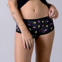 Calcinha/Short Menstrual Noturna Fluxx Alien - Alien - Visão 2
