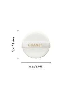 CHANEL White Blender, Makeup Tool, Ribbon Handle, Even Application, Luxury Puff, Polyurethane - White - View 6