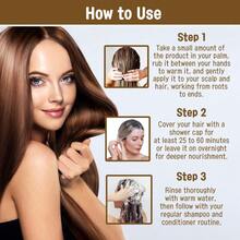 100% Pure Batan Oil | Natural Hair Care Oil | Prevents Split Ends | Nourishes Hair For Smoother Hair, Suitable For All Hair Types - Màu vàng - Xem 6