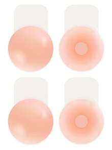 12pcs/6Pairs Reusable Lifting Nipple Covers, Seamless Breathable Self-Adhesive Invisible Bra, Traceless Anti-Bump, Women's Underwear And Underwear Accessories. - 彩色 - 查看 19