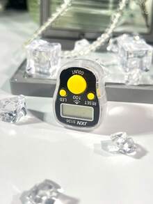 LED 指尖计数器，带夜光指示灯，100 次计数提醒，3 个按键分别用于计数、重置、背光显示，时尚双色设计，便携式设计，适用于祈祷、编织、健身计数等多种场景。 - 彩色 - 查看 22