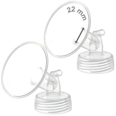 Pump Part Compatible With Spectra S1,S2 Spectra 9 Plus Breastpump Incl Wide Mouth Flange Two Flange22mm. Flange...