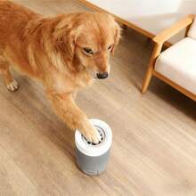 1 pieza Taza limpiadora de patas de mascota, lavador de patas manual por presión para mascotas pequeñas/medianas, también puede usar gatos, suministros de aseo removibles y lavables - Multicolor - Ver 9