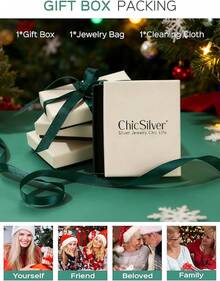 ChicSilver Sparkling Heart Birthstone 925 Sterling Silver Celtic Knot Dangle Hook Earrings (With Gift Box) - G:七月生辰石-人造紅寶石 - 查看 6