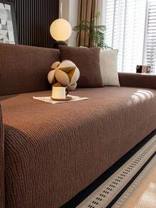 1 buah Sarung Sofa Beludru Mewah, Elegan & Mewah, Anti Selip, Tahan Debu, Tahan Gores, Cocok untuk Semua Musim, Kamar Tidur, Ruang Tamu dan Ruang Belajar - Coffee Brown - View 11
