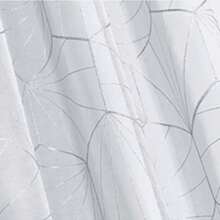 Cortinas transparentes Color Gris de alta durabilidad de 140cm*225cm, CORTINA 1 PZ - Gris - Ver 4