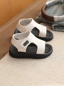 儿童凉鞋，男女童夏季新款软底沙滩鞋 - 白色 - 查看 3