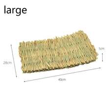 Pet Mats, Hand-Woven, Rabbit, Guinea Pig, Hamster, And Baby Bob Feet Mats, Rabbit Nests, Pet Supplies, All-Season Small Pet Mats. - Multicolor - View 12