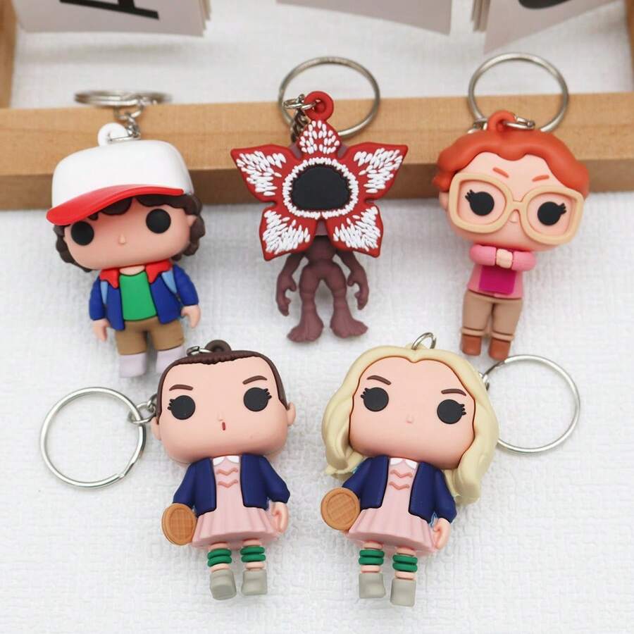 1pc Strange Stories: Man Eating Flower Doll Pendant, Strange Stories: Surrounding Strange Stories: Pendant, Strange Stories: Keychain, Random Style, New Year's Gift, Valentine's Day Gift, Easter Gift - Multicolor - View 1