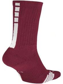 Calcetines de Baloncesto  New Elite Crew Cármenes/Blanco Medio - 1 - Ver 1