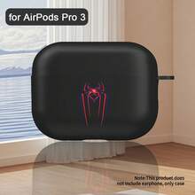 1 pieza/2 piezas Funda protectora para auriculares con estampado de araña de dibujos animados de Halloween, compatible con 1/2, 3, Pro, Pro 2 y 4, Pro 3, regalo perfecto para vacaciones/Año Nuevo, regalo para amigos y familiares - Negro - Ver 11