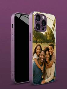 1pc Customized Photo Phone Case, Personalized Soft Shell Phone Case, Couple Phone Case, High-Definition Anti-Slip Photo Customized Case, Soft Thick Anti-Drop Design, Printed With Life, Family, Landscape, Wedding, Cats, Beige Floral And More Photos, Fashionable And Elegant, Colorful, Matching, Unique Customization, Compatible With Iphone17 Air/16/15/14/13/12/11 Pro Max, Galaxy A17/A07/A15/A25/A35/A55/S23/24 Ultra Series, OPPO, Redmi And Other Models