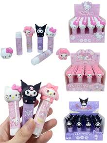 Sanrio 1pc HelloKittys   Solid Glue Cute Diy Crafting Rotating Model Making Supplies For Teens & Adults