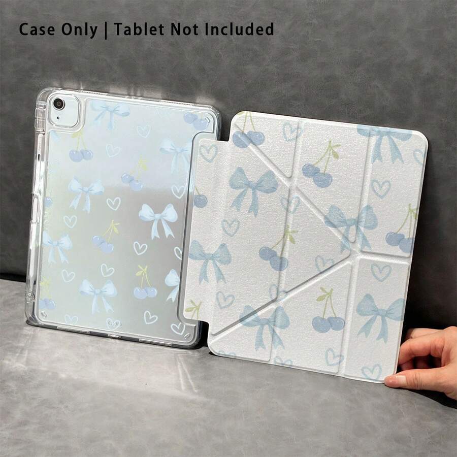 Ốp bảo vệ bằng pha lê acrylic với hiệu ứng tranh vẽ nhiều màu sắc, tương thích với iPad thế hệ thứ 10, iPad 10.2/Mini 6/Mini 7/9.7", Galaxy Tab A9 Plus, 3+Y, có thể gập lại chống cong vênh, các góc được gia cố bằng silicon, tự động bật/tắt màn hình, khe cắm bút cảm ứng tích hợp, chân đế gập đa góc - Bảo vệ hoàn hảo hàng ngày, món quà lý tưởng cho kỳ nghỉ. - Nhiều màu - Xem 1