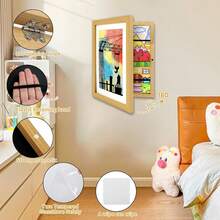 1个磁性艺术相框 - 易于打开，快速更换展示内容 - 适用于家庭和办公室的多功能墙面装饰 - 节日和送礼的理想之选 - 彩色 - 查看 7