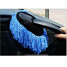 Brosse à cire en microfibre pour voiture : balai et plumeau pour nettoyer le tableau de bord sans le rayer, idéal pour la maison et le bureau. - Bleu azur - Voir 3
