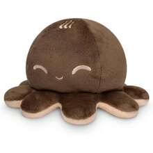 - The Original Reversible Octopus Plushie - Coffee + Cream - Cute Sensory Fidget Stuffed Animals That Show Your Mood, 4 Inch,35092535 - 黃色 - 查看 2