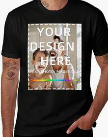Playera Personalizada La Imagen O Foto Que Quieras - Negro - Ver 1