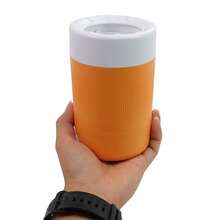 1 pieza Taza limpiadora de patas de mascota, lavador de patas manual por presión para mascotas pequeñas/medianas, también puede usar gatos, suministros de aseo removibles y lavables - Multicolor - Ver 11