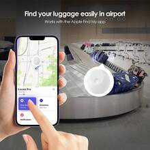 Air Tracker Item Finder And Key Finder, Compatible With IOS, Portable Anti-Lost Tag With Keychain, Suitable For Luggage/Lost Items, Pets, Cats, Dogs, Backpacks, Wallets, Elderly, Keys, Etc., Global Precise GPS Tracking, Compatible With "Find My" App (Not Supported On Android!), Anti-Lost Device, Privacy Protection, Suitable For Rooms, Suitcases, Etc., Great Christmas And Birthday Gift (Black/White) (220mAh Battery) - TAG-a Type-anti-lost Device - View 8