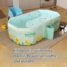 小型成人浴缸，可坐可躺的全身浸泡浴缸，大型游泳池浴缸 - 彩色 - 查看 1