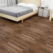 1 Roll Wood Grain Self-Adhesive Vinyl Flooring, Natural Wood Appearance, Easy Peel And Stick, Waterproof, Suitable For Bedroom, Kitchen, RV, Bathroom And Living Room (15.76*118inch)
