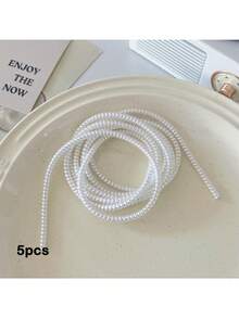 Bộ 5 chiếc bảo vệ cáp (màu ngẫu nhiên), phù hợp với hầu hết các loại sạc điện thoại, chiều dài 1.4m, giúp cuộn gọn cáp sạc để tránh bị uốn cong và đứt. - Nhiều màu - Xem 6