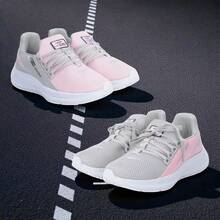 KIT 2 PARES Tênis ROSA/CINZAROSA Feminino – Confortáveis, Anatômicos e Leves, Ideais para Caminhada, Corrida e Academia 34–39 Tênis color - REF01 ROSA/CINZAROSA - Visão 3
