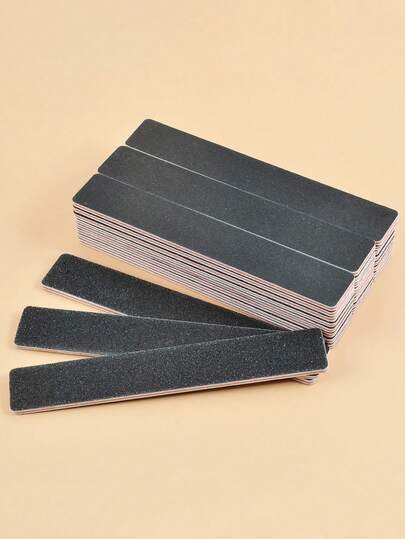 5/3/1pc Valentine's Day Square Black Nail File 100/180 Grit, Nail Files, Nail Tools, Nail Tech Supplies, Nail Stuff, Nail Decoration