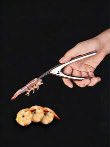 2/1 包装虾线去除器 - 不锈钢虾剥壳器 - 厨房虾线去除清洁刀