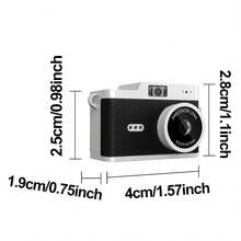 1080P HD Digital Camera, Supports 32GB, Portable Digital SLR Camera, Multi-Function Multi-Filter, Suitable For Video Blogging And Travel Photography, Digital Camera Toy (200mA Rechargeable Battery) - Multicolor - View 3