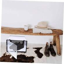 2piezas Transparent Shoe Storage Box Drawer - style Organizador De Zapatos Caja De Almacenamiento De Plstico Transparente Para Hogar y Dormitorio Proteccin Polvo y - 32X22X13CM + negro - Ver 10