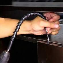 3pcs Universal Flexible Shaft, Electric Screwdriver Connecting Shaft, Electric Screwdriver Flexible Shaft