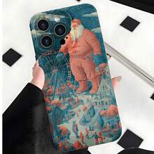 2026 nuevo Esmerilado teléfono case,Phone Estuche Papá Noel Claus Invierno País de las Maravillas Ferris Rueda Navidad La escena es aplicable a  17 15 Profesional máximo  17 14 Profesional  17 13  17 12  galaxia S23 traducido al español S22 traducido al español 21 20 Teléfono Estuche pareja Teléfono Estuche Regalo Para Novio Novia Vacaciones Regalo - Blanco antiguo - Ver 7