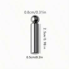 2pcs Double-Ended Magnetic Nail Art Stick With Cat-Eye Magnets & Gel System - Magnetic Ball Manicure For DIY Glitter Effects, Gel Polish Application/, Salon-Quality Magnet Design - Multicolor - View 4