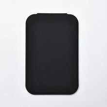 1 Piece Portable Makeup Mirror - Frameless, Small Foldable Bag, For Beauty Routine - White - View 5
