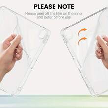 Suitable For IPad 11th Generation 11 Inch 2025 (A16), 10th Generation 9/8/7/6 10.9/10.2/9.7 Inch 2022/2021/2020/2019/2017 Tablet Computer Protective Case, With Pen Slot, Fully Wrapped Protective TPU Blended Transparent Back Panel, Anti Yellowing, Automatic Wake-Up/Sleep, Scratch Resistant - Black - View 4