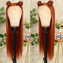 13x4 Free Part Mint Green Long Straight Lace Front Wigs Glueless Long Silky Straight Wigs Pre Plucked HD Lace 180% Density Light Green Wig Soft Free Part Wear And Go Lace Front Wigs For Fashion Women Party & Daily Wear 26 Inch - 橘色 - 查看 3