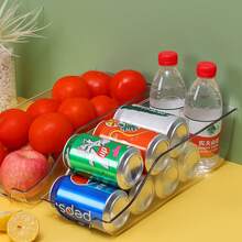 1pc/ Fridge Beverage Storage Box Drawer Type Organizer Rack, Multifunctional