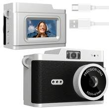 1080P HD Digital Camera, Supports 32GB, Portable Digital SLR Camera, Multi-Function Multi-Filter, Suitable For Video Blogging And Travel Photography, Digital Camera Toy (200mA Rechargeable Battery) - Multicolor - View 12