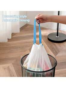 1 Roll MaxStrength High-Capacity Kitchen Trash Bags, Febreze Bahama Breeze Scented, Leak-Proof, Odor Control, Butterfly Print Drawstring Garbage Bags, Made Of New Lightweight Yet Durable Material - Multicolor - View 4