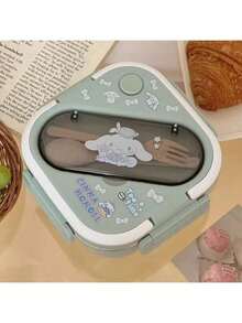 1PC Sanrio Hello Kitty & Friends Pink Lunch Box Set - Leakproof, Rectangular, Durable Plastic Lunch Box Container With Compartments, Hand Washable For Work, School And Travel, Work Lunch Storage Box | Character Themed Lunch Box | Easy To Clean Material, Sanrio - Multicolor - View 9