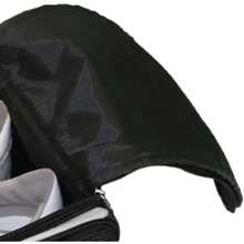 Travel Shoe - Zippered Shoes Storage Bag, Multi - Purpose Shoe Organizer With Handle, Side Accessory Pockets Easy Transport Travel Indoor Outdoor Backyard Driving Range Course - inicial - Ver 8