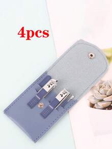 4/7件套美甲套装，旅行美甲工具套装，男女通用指甲钳，专业指甲剪套装 - 彩色 - 查看 10