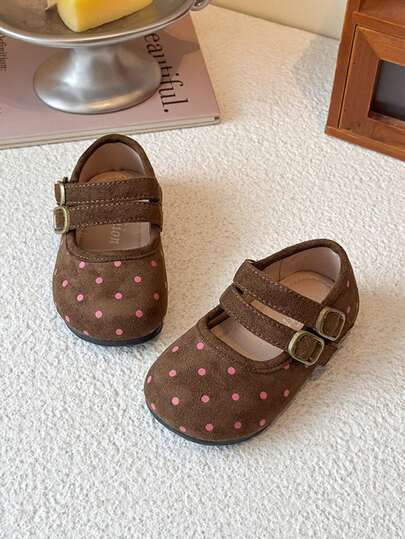 2025 Essential Shoes For Boys & Girls Aged 3-12, Hook And Loop Design For Easy On/Off, Soft Soles, Zero Heel, Suitable For School, Beach, Performance, Red Carpet And More