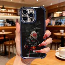 Funda para iPhone 17 16e 16 15 14 13 12 11 Mini Pro Max Air X XR XSMAX 8 7 Plus - Cool Max Verstappen - Transparente, Suave y Anticuadros - Azul - Ver 6