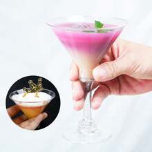 5pcs 5oz Plastic Martini Glasses - Perfect For Cocktails, Champagne And Desserts - Reusable, Party Cups Suitable For Weddings, Christmas, Valentine's Day And Everyday Gatherings And Other Parties - Multiple Colors/random Styles - View 4