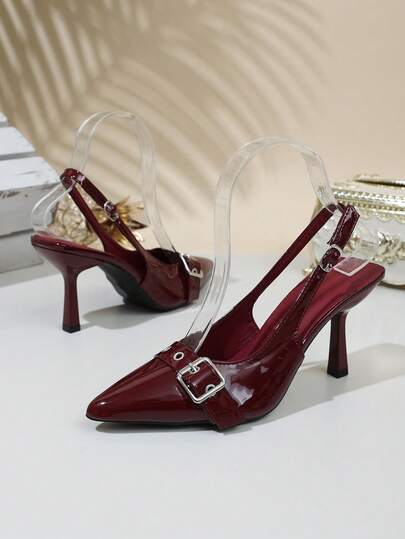 2026 New Lacquered Leather Dance Party Fashion Pumps For Teenage Girls