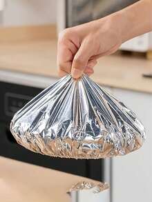 20/10/5-Piece Reusable Aluminum Foil Sleeves, Countertop Food Warmer, Food Storage Bags, Food Preservation Bags, Kitchen Storage, Household Plastic Packaging, Contact-, Leftovers Storage, Kitchen Freshness & Insulation Lids, Fits Bowls, Dishes & Plates, Keeps Food Warm, Fresh & Dust-Free, Food Preservation Equipment - Multicolor - View 6